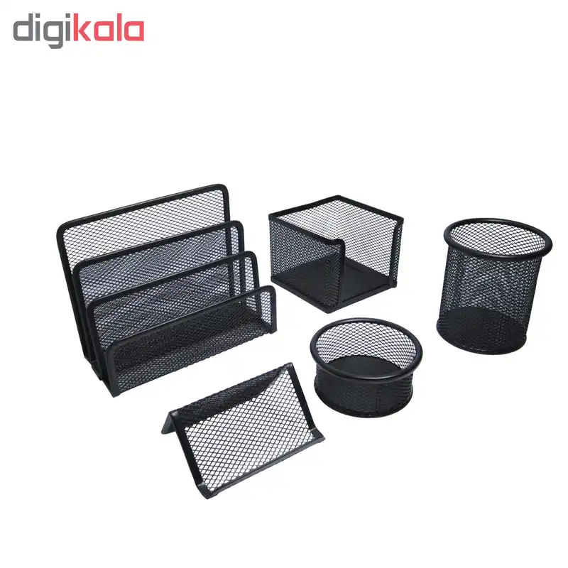 ست لوازم اداری پنج تکه رومیزی میلانو کد M051