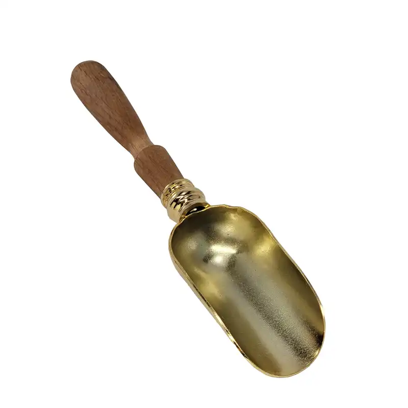 قاشق آجیل خوری مدل دسته چوبی