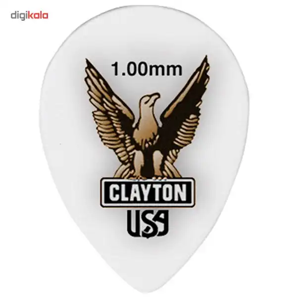 پیک گیتار الکتریک کلایتون مدل Acetal 1 mm طرح اشکی