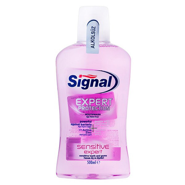 دهان شویه سیگنال مدل Sensitive حجم 500 میلی لیتر