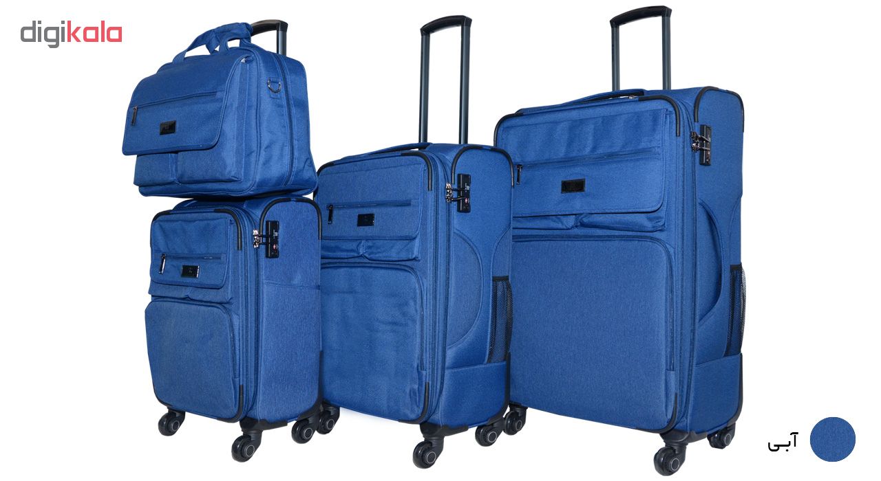 مجموعه چهار عددی چمدان انزو رسی مدل ER 9565