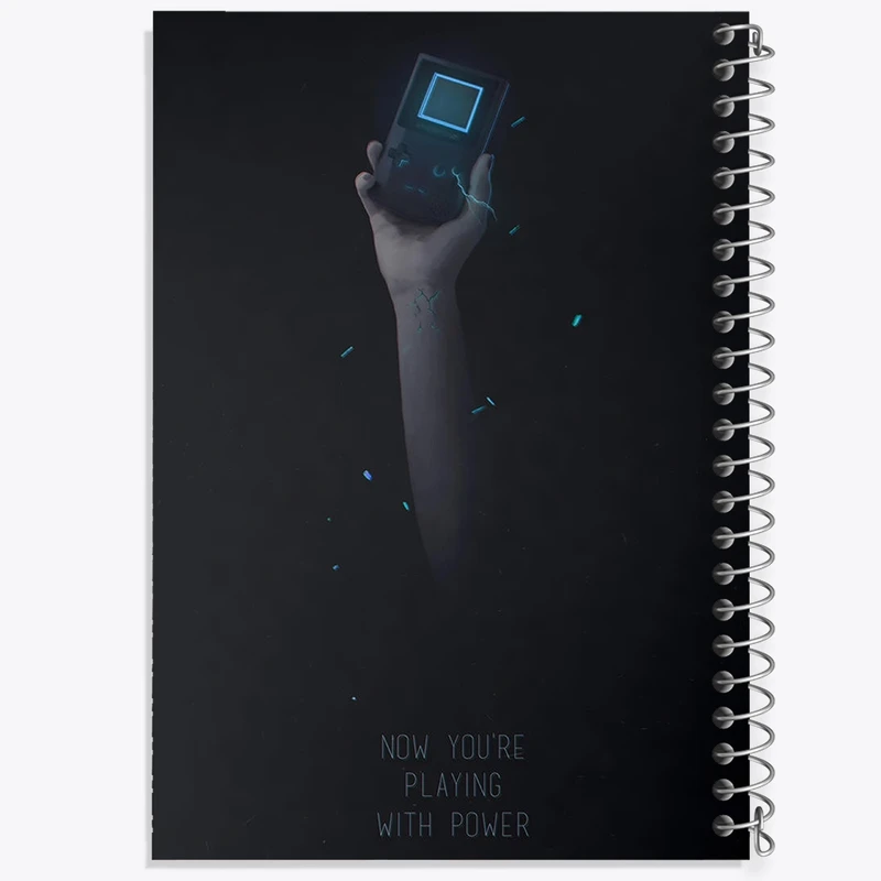 دفتر مشق 50 برگ خندالو طرح گیمر کد F2514