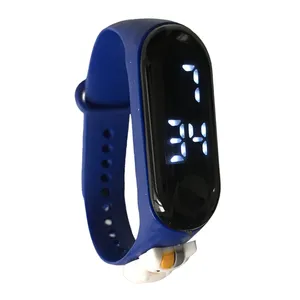 ساعت مچی دیجیتال بچگانه مدل ضد آب لمسی طرح گربه کد  W C C88
