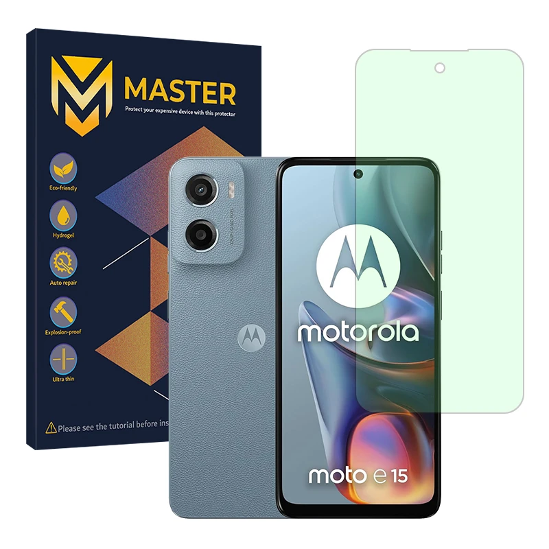 محافظ صفحه نمایش حفاظت از نور سبز مستر مدل Eye Care مناسب برای گوشی موبایل موتورولا Moto E15