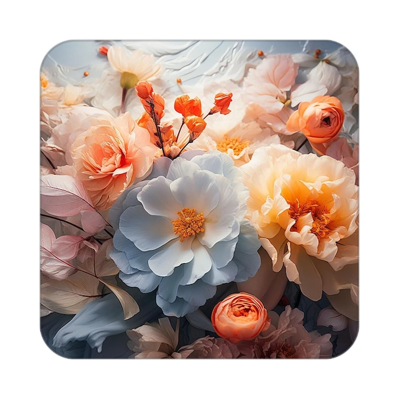 زیر لیوانی کاکتی طرح گل مدل mp16201