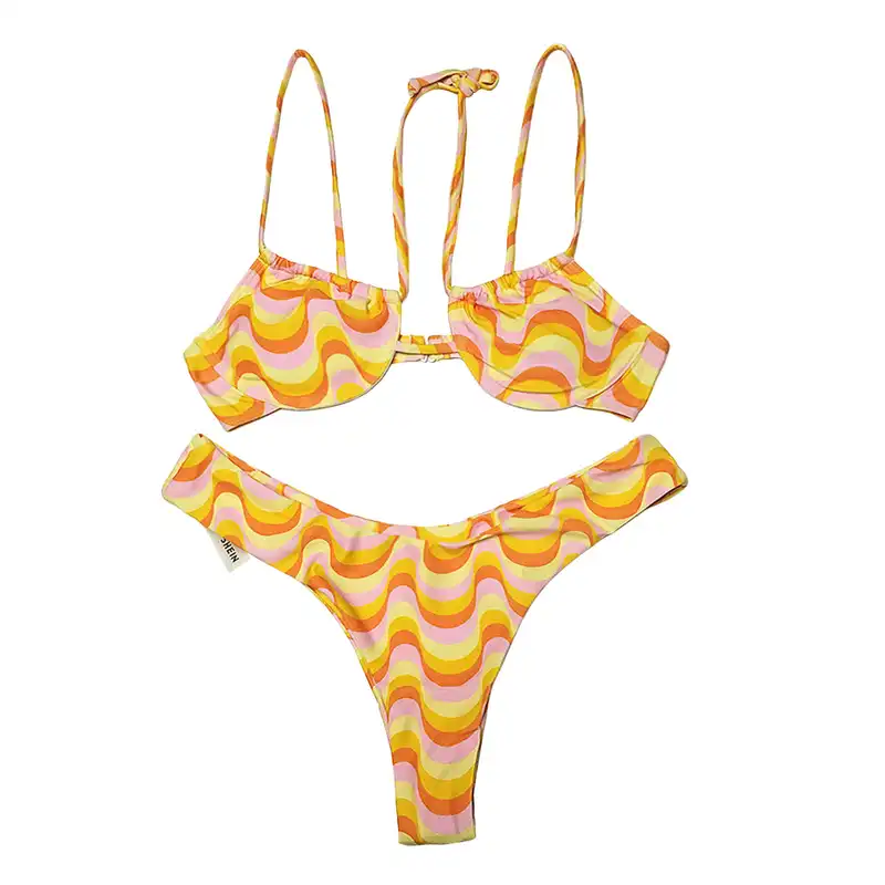 مایو زنانه شین مدل کاپ متحرک کد Bi-SH001