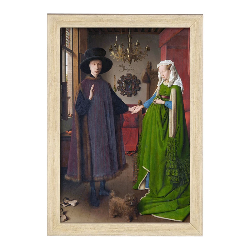 تابلو خندالو مدل پرتره آرنولفینی وان آیک کد 36835