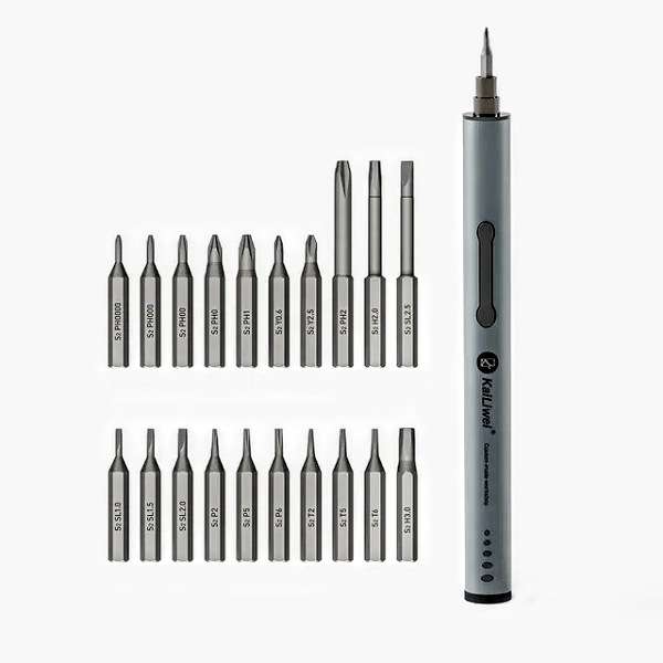 پیچ گوشتی شارژی مدل E-042 بسته ۲۲ عددی