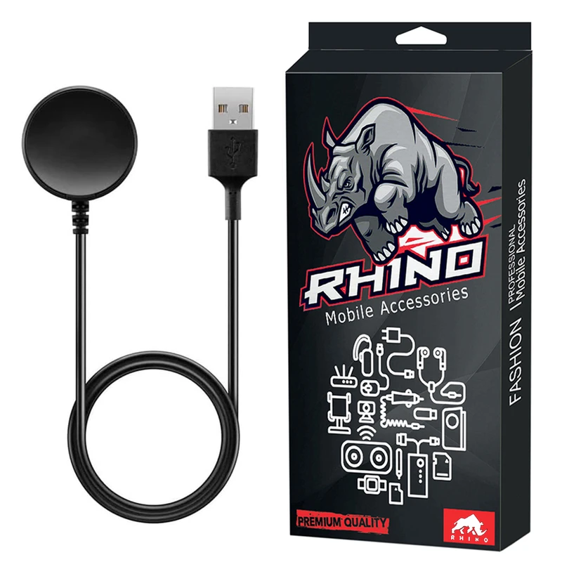 کابل شارژ راینو مدل Charger مناسب برای ساعت هوشمند سامسونگ Galaxy Watch Active 40mm / Active 2 40mm / 44mm