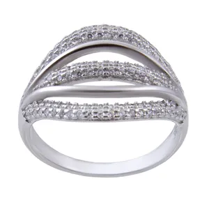   انگشتر نقره زنانه بازرگانی میلادی کد AWR-307