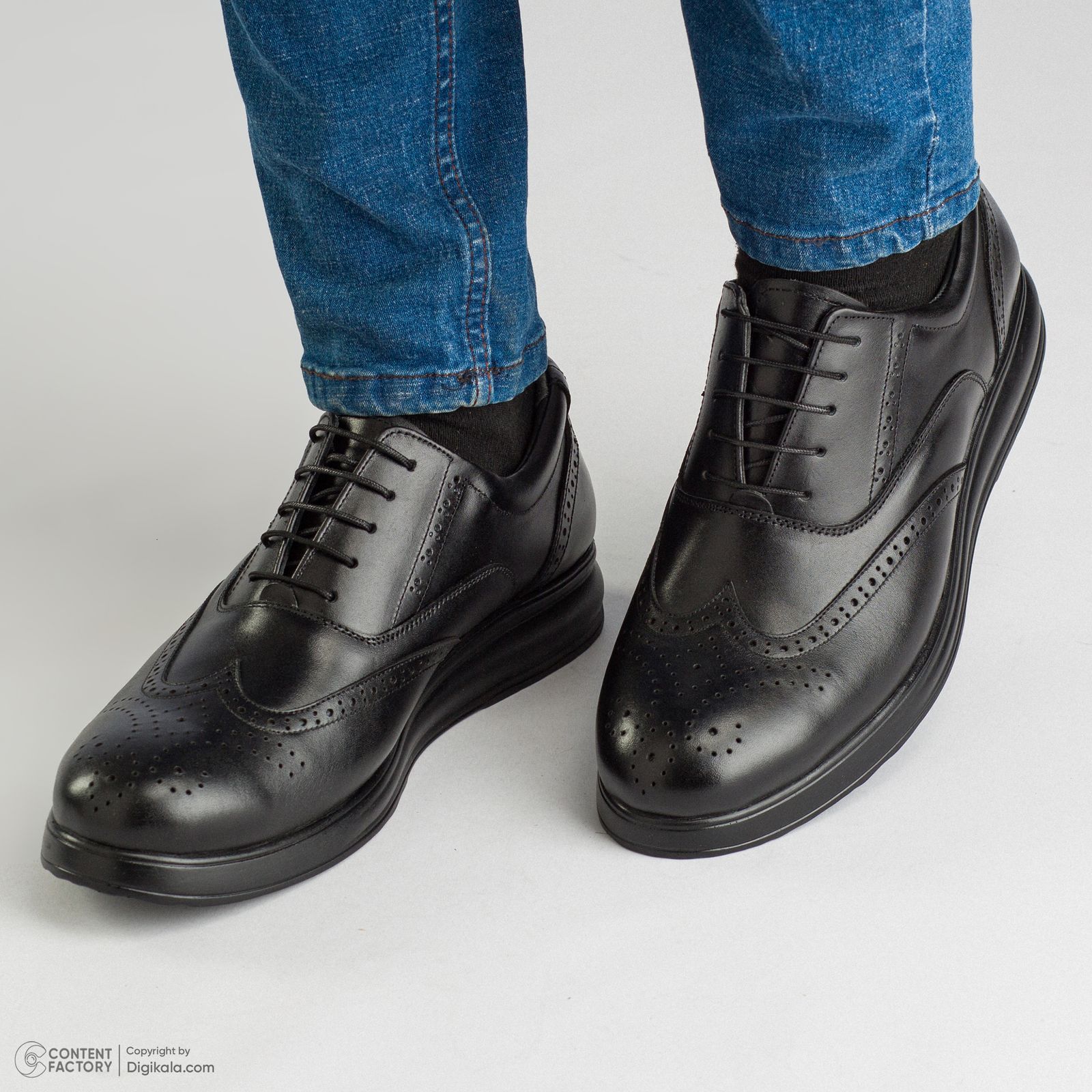 کفش روزمره مردانه چرم عطارد مدل چرم طبیعی کد SH51 -  - 2