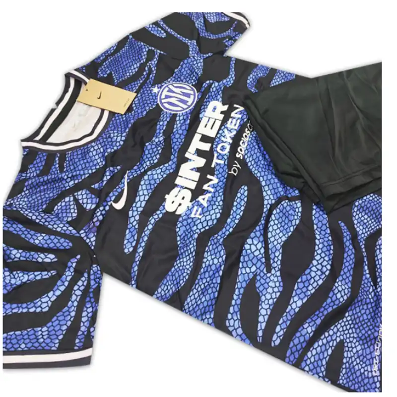 ست تی شرت و شلوارک ورزشی مردانه مدل اینتر میلان Concept 2024