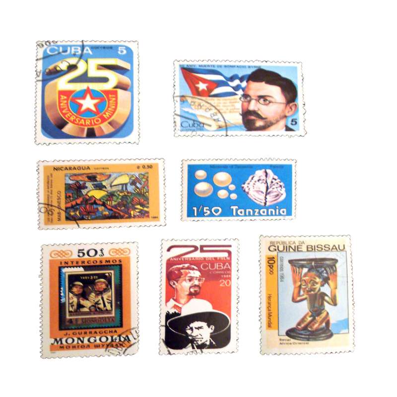 تمبر یادگاری مدل ملل کد DS1723 مجموعه 7 عددی