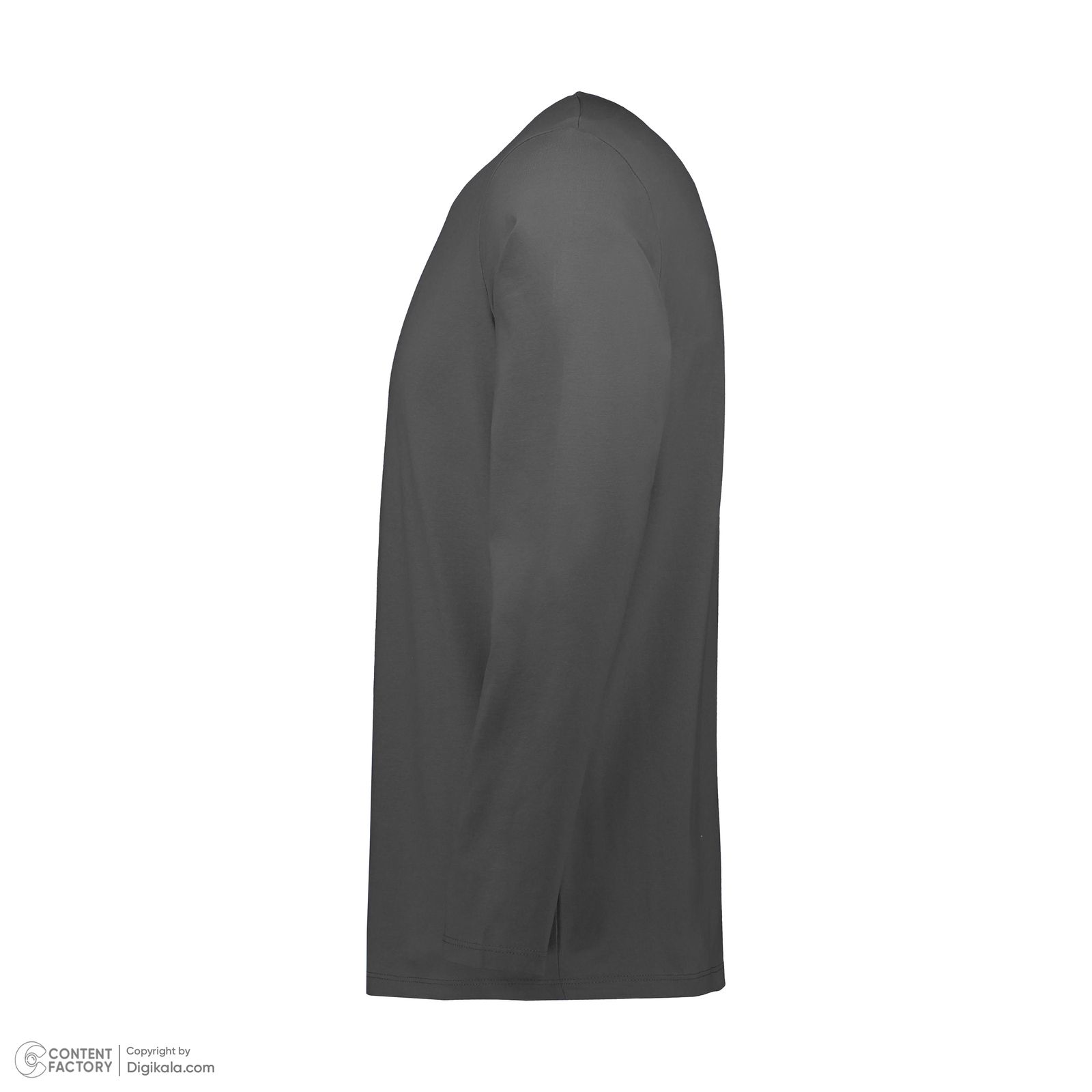 تی شرت آستین بلند مردانه باینت مدل 513-18 رنگ طوسی -  - 4
