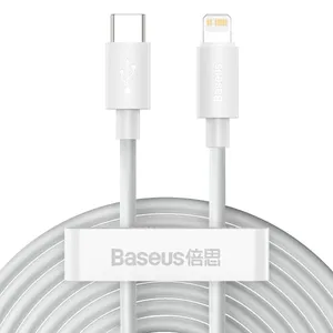 کابل تبدیل USB-C به لایتنینگ باسئوس مدل Superior PD  طول 1.5 متر بسته دو عددی