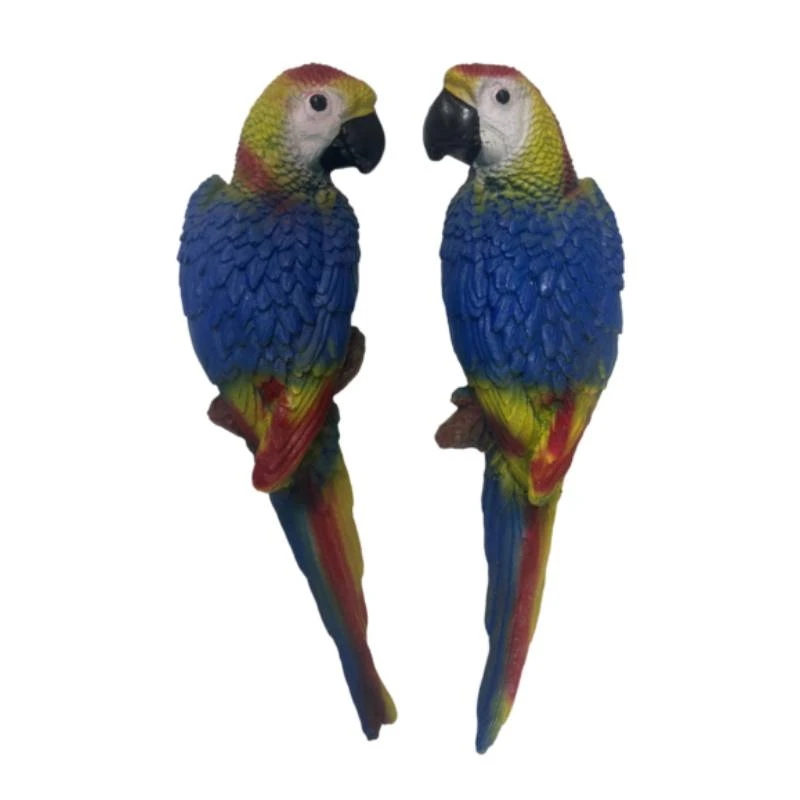 مجسمه دنیا دکوری سرمد مدل طوطی دیواری کد 4 مجموعه 2 عددی