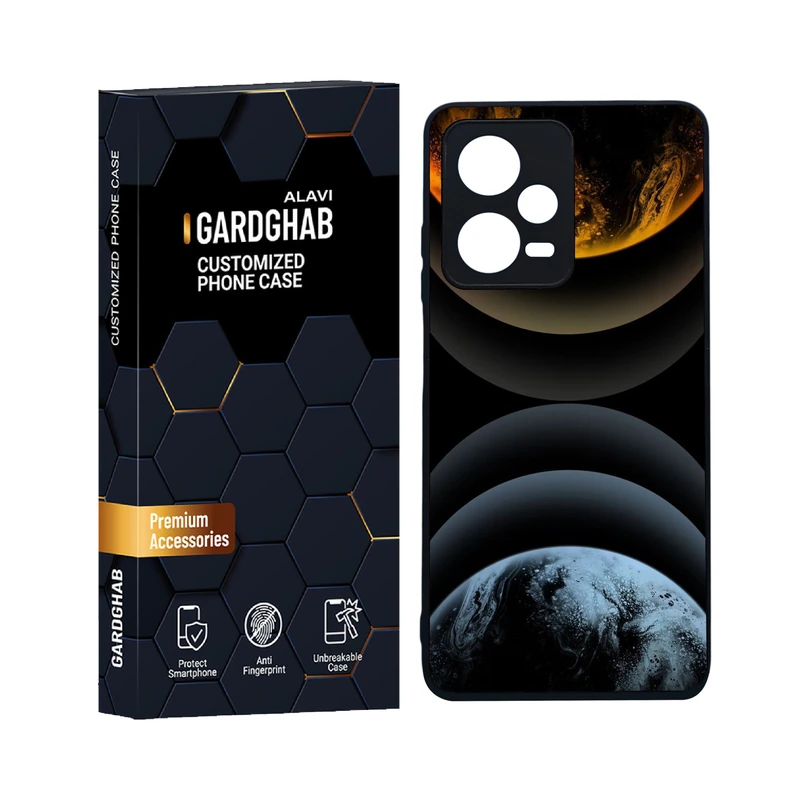 کاور گارد قاب علوی مدل دورژله هنری مناسب برای گوشی موبایل شیائومی Redmi Note 12 Pro 5G