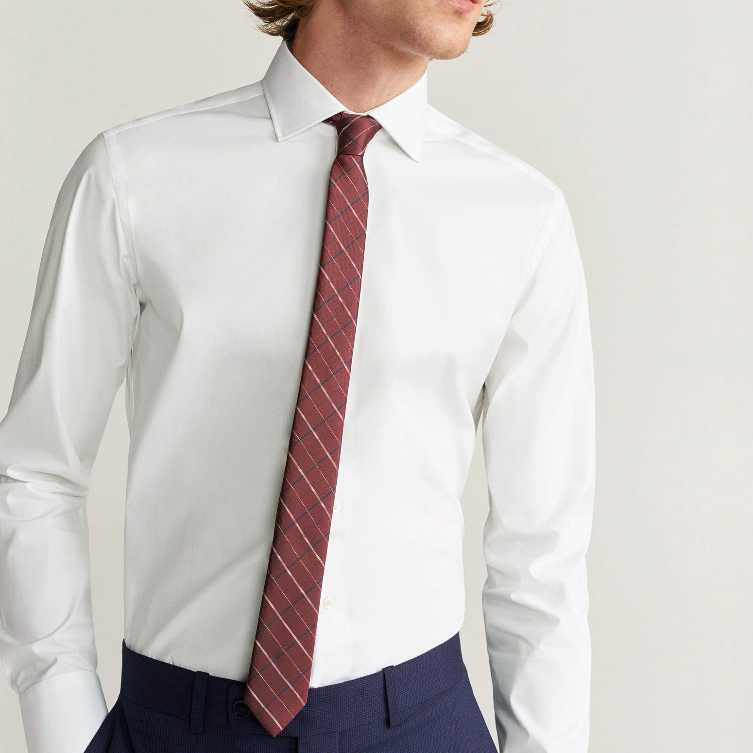 پیراهن آستین بلند مردانه مانگو مدل WT516EME -  - 8