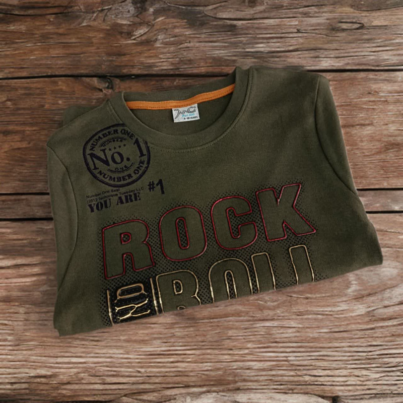 سویشرت پسرانه مدل ROCK AND ROLL