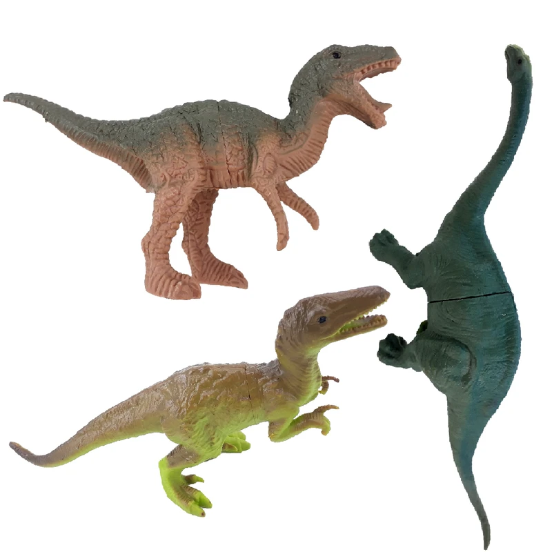 فیگور دنیای سرگرمی های کمیاب مدل   دایناسور مجموعه 3 عددی
