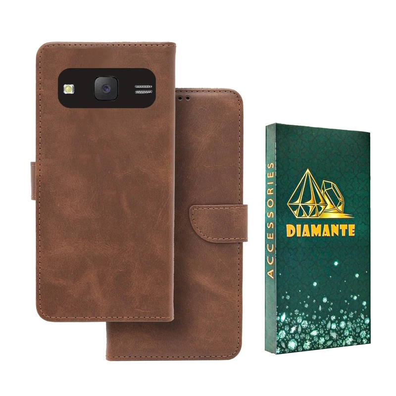 کیف کلاسوری دیامانته مدل Bors Gn مناسب برای گوشی موبایل سامسونگ Galaxy J2