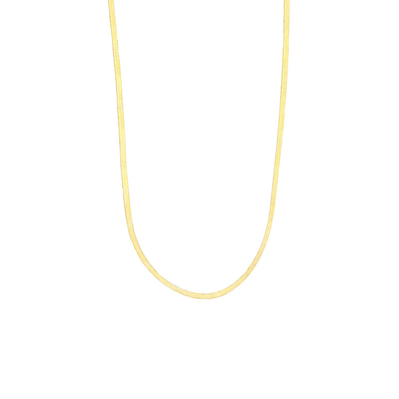 گردنبند طلا 18 عیار زنانه ماوی گالری مدل هرینگبون 0.5