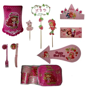 مجموعه 104 عددی تم تولد طرح دختر توت فرنگی