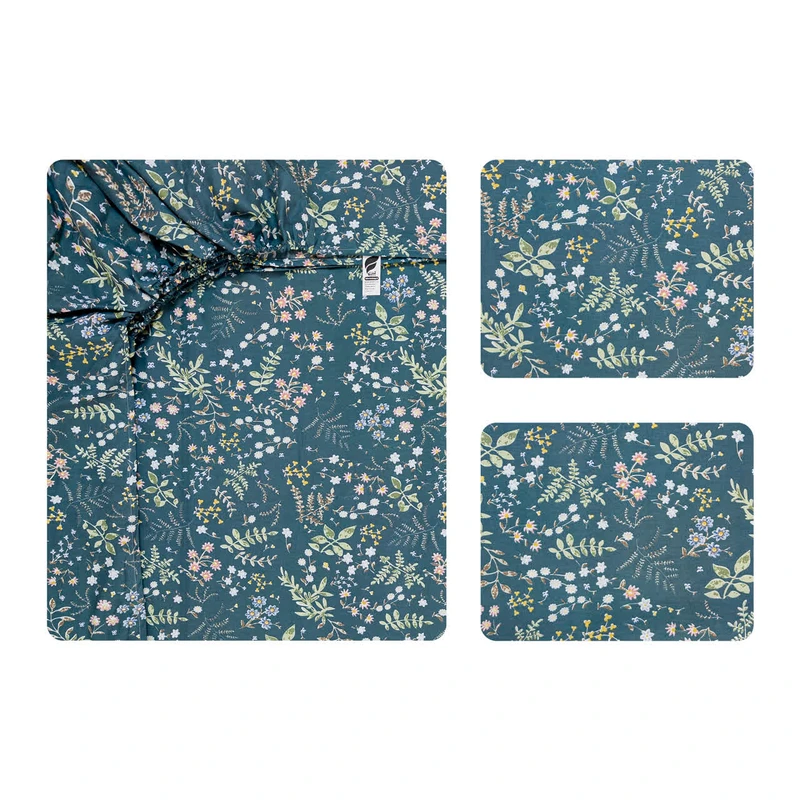 سرویس ملحفه 2 نفر 3 تکه آدنو مدل گلدون کد IR225