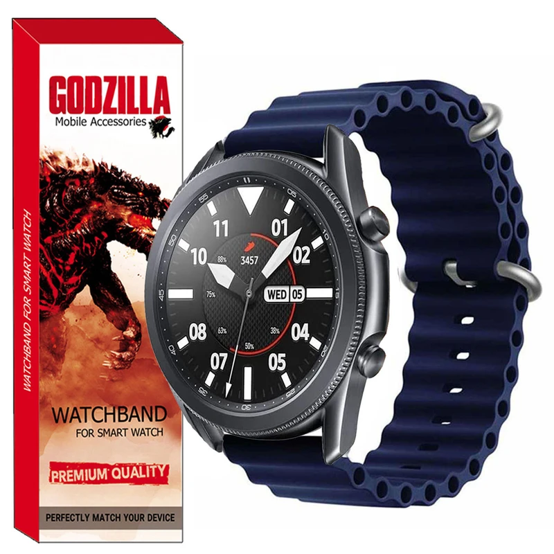 بند گودزیلا مدل OCEAN مناسب برای ساعت هوشمند سامسونگ Galaxy Watch3 SM-R850 41mm
