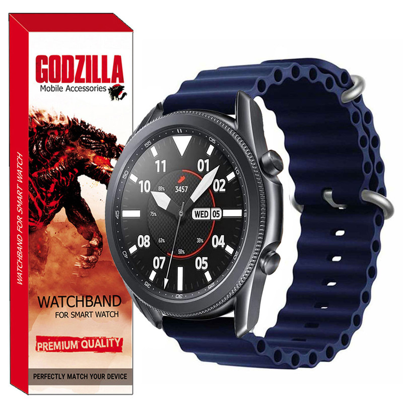 بند گودزیلا مدل OCEAN مناسب برای ساعت هوشمند سامسونگ Galaxy Watch3 SM-R850 41mm
