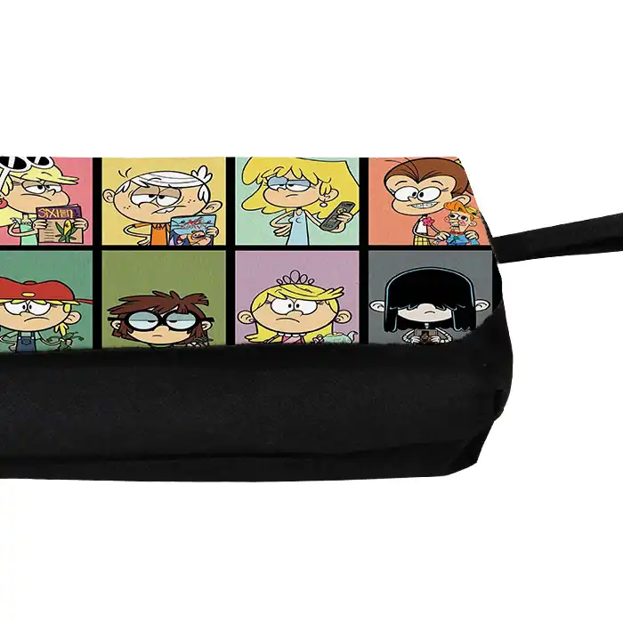 جامدادی مدل دوزیپ طرح انیمیشن خانه پر سر و صدا کد NI1151