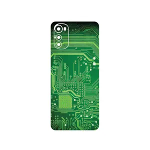 MAHOOT Green_Printed_Circuit_Board Cover Sticker for Motorola Moto E32s