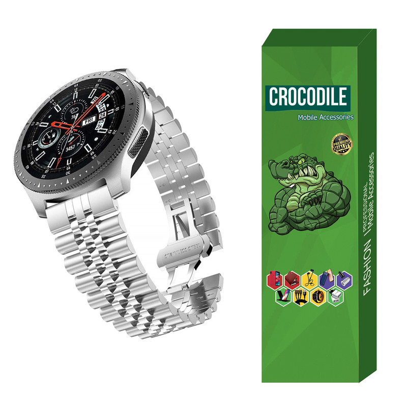 بند کروکودیل مدل Cb-5Bead مناسب برای ساعت هوشمند امیزفیت  Stratos 3