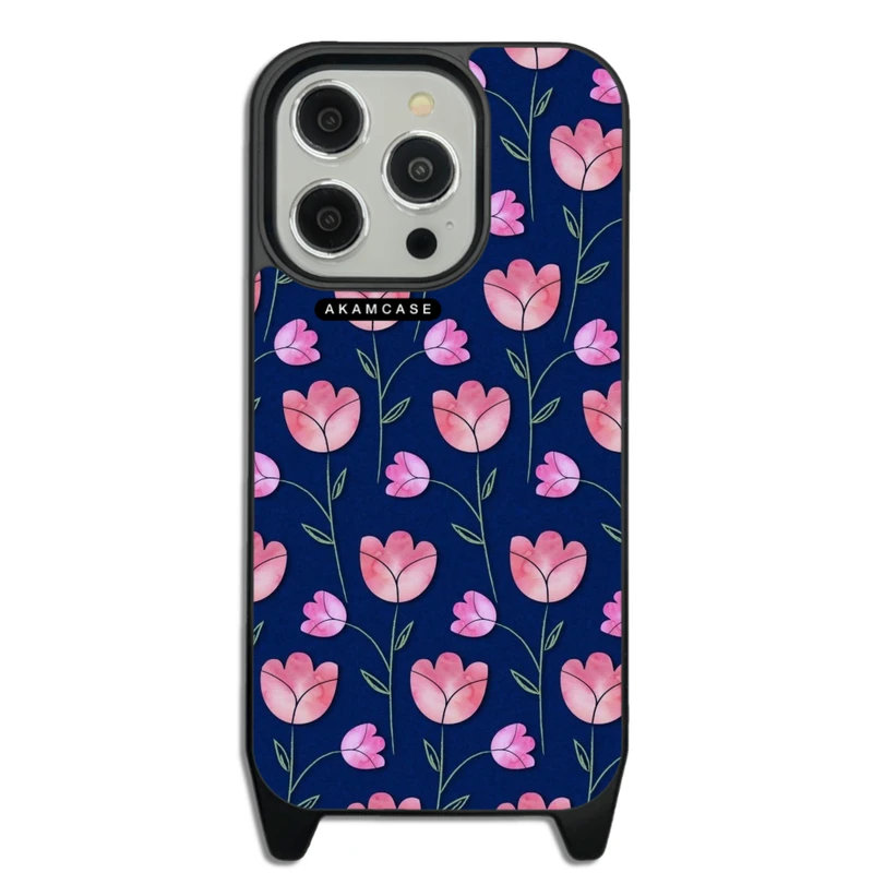 کاور آکام مدل AMC-WLA15PRO-FLOWERS6 مناسب برای گوشی موبایل اپل iPhone 15 Pro