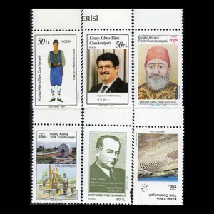 تمبر یادگاری مدل خارجی مجموعه 6 عددی 
