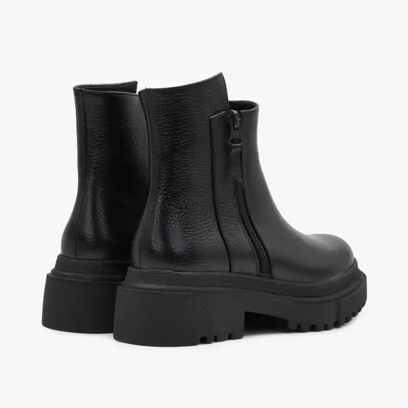 نیم بوت زنانه چرم تهران مدل 615