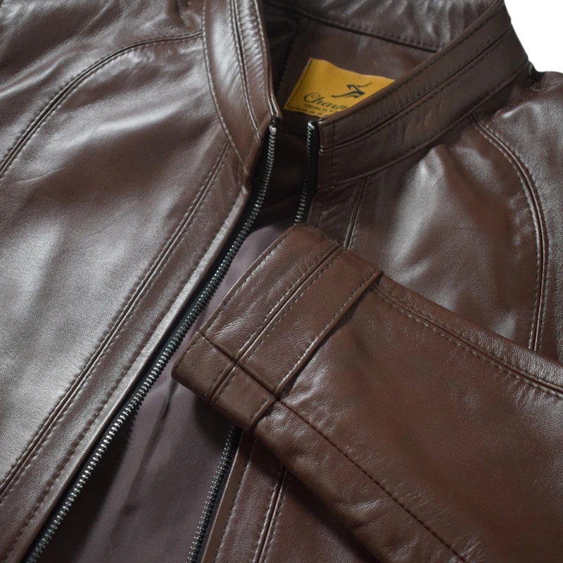 عکس شماره 64 : کت چرم مردانه چرمیران مدل شانون