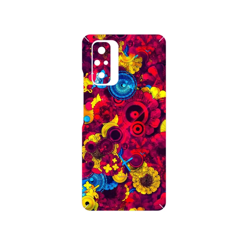 برچسب پوششی ماهوت مدل Vector Flower Garden Digital Art مناسب برای گوشی موبایل شیائومی Redmi Note 10 Pro