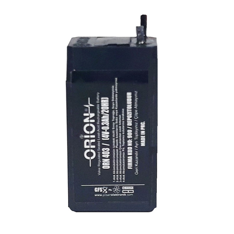 باتری سیلد اسید 4.2 ولت 500 میلی آمپر اوریون مدل TBK-M4926 باتری سیلد اسید 4.2 ولت 500 میلی آمپر اوریون مدل TBK-M4926