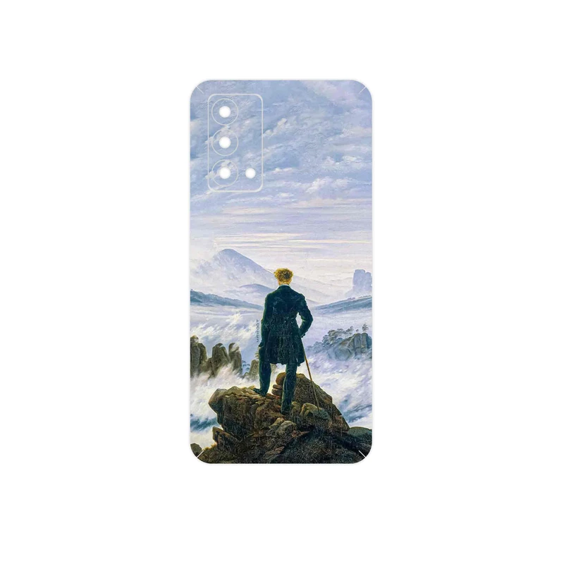 برچسب پوششی ماهوت مدل Wanderer above the Sea of Fog مناسب برای گوشی موبایل ریلمی GT Master