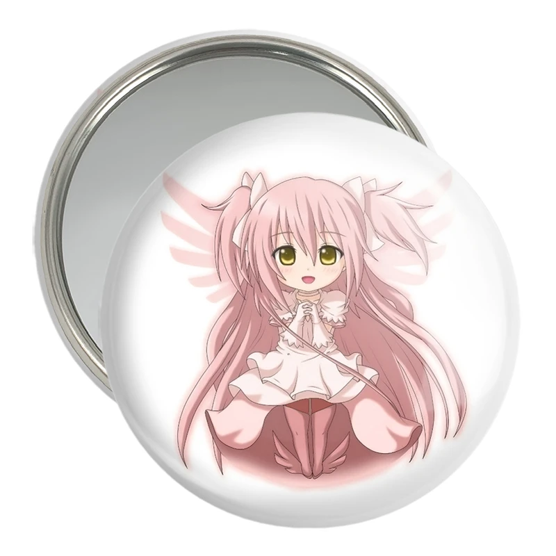 آینه جیبی خندالو مدل مادوکا انیمه مادوکا مجیکا Madoka Magica  کد 18389