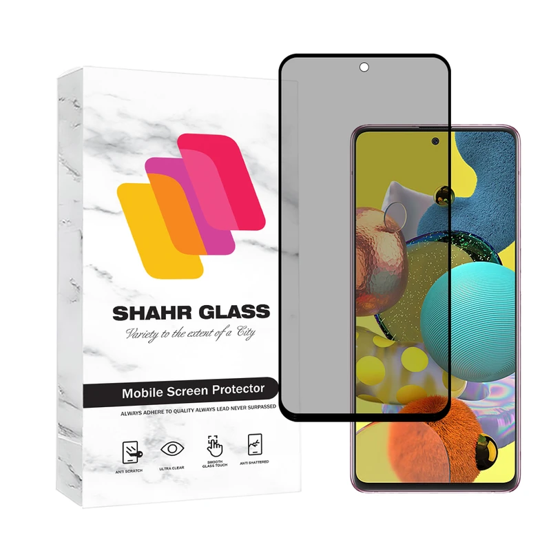 محافظ صفحه نمایش سرامیکی حریم شخصی شهر گلس مدل CERPRIVS مناسب برای گوشی موبایل سامسونگ Galaxy A51 4G / Galaxy A51 5G / Galaxy A52 4G / Galaxy A52 5G / Galaxy A52s 5G / Galaxy A53 5G / Galaxy M31s