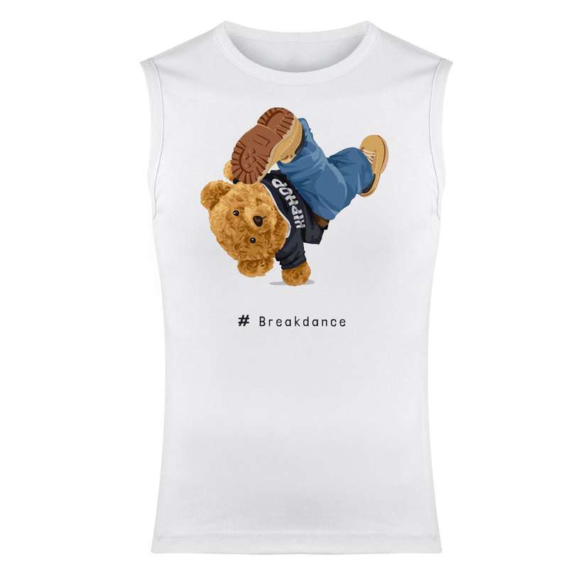 تاپ مردانه مدل dance کد 283 رنگ سفید