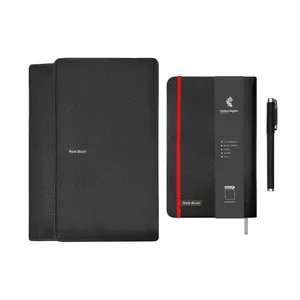 دفتریادداشت 160 برگ پدیده نقش مدل سه لتی چرمی به همراه روان نویس و با کاور