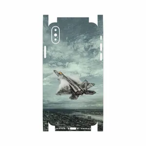 MAHOOT F-22 Raptor-FullSkin Cover Sticker for Apple iPhone X