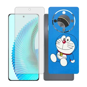 Glass together model transparent screen protector suitable for Honor X9b mobile phone with back cover sticker