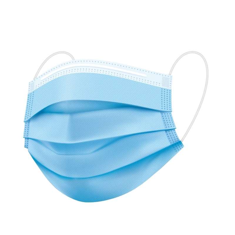 ماسک تنفسی مدل سه لایه مجموعه 25 عددی