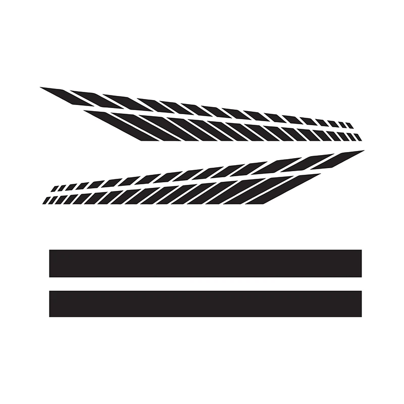 برچسب بدنه خودرو توییجین و موییجین طرح sporting کد 02 بسته 4 عددی