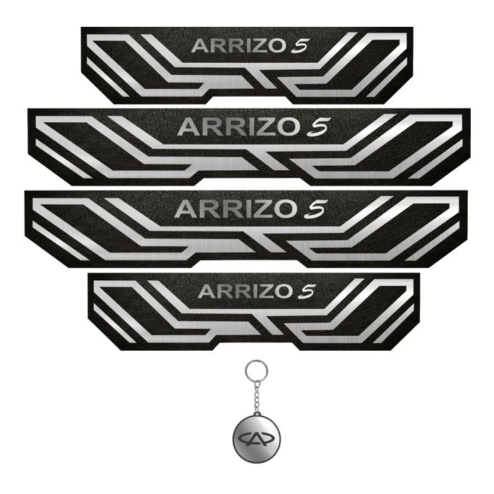 برچسب بدنه خودرو مهدیار کد PKA 2034 مناسب برای چری آریزو 5 مجموعه 4 عددی به همراه جاکلیدی