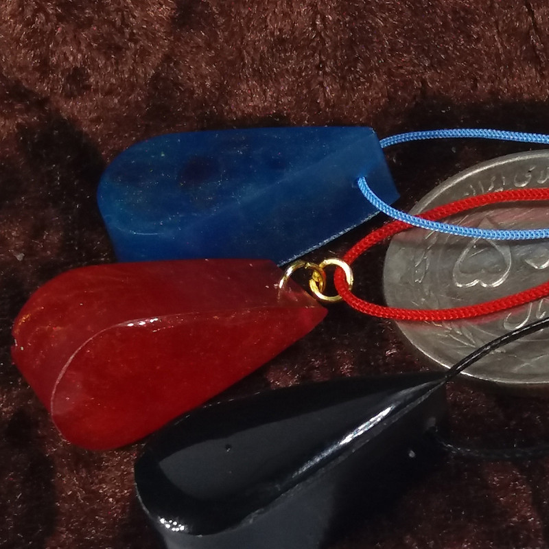 گردنبند دخترانه مدل قطره رنگی